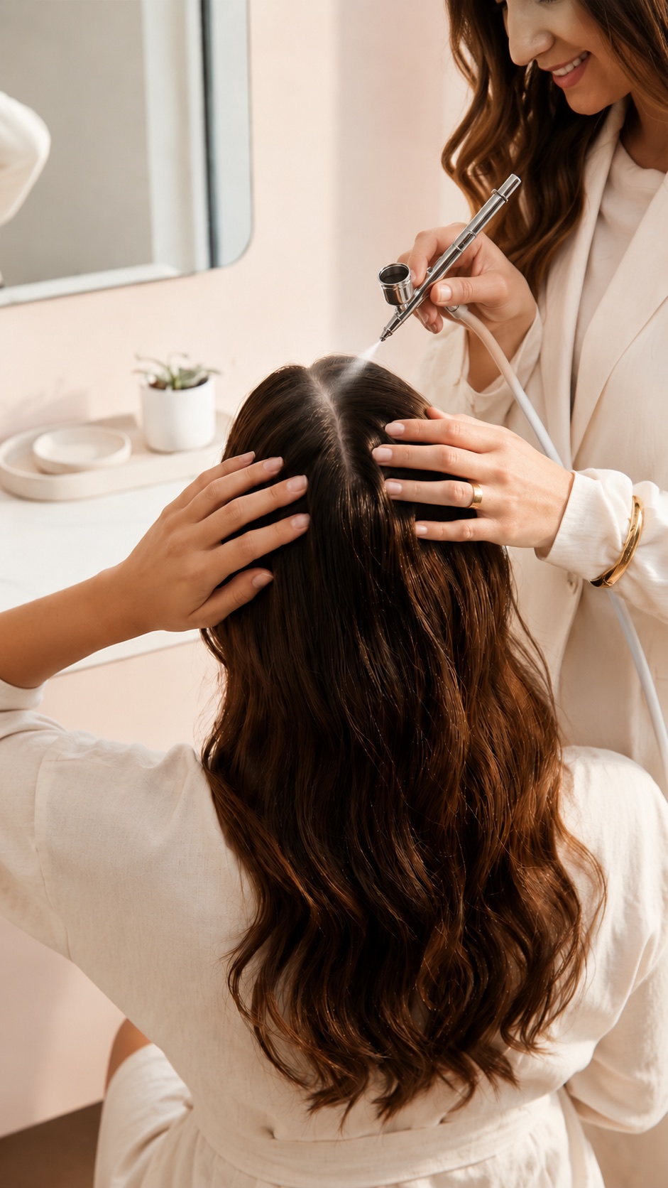 Soin capillaire oxygène DermaOXY en cabine